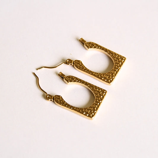 Lightweight Gold Plated Statement Hoops