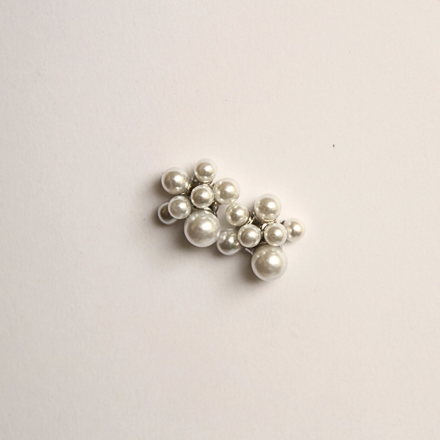 Elegant White Pearl Studs