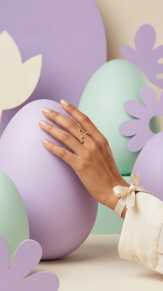 Minimalist Modern Sparkle Adjustable Ring Crystal Gold Band