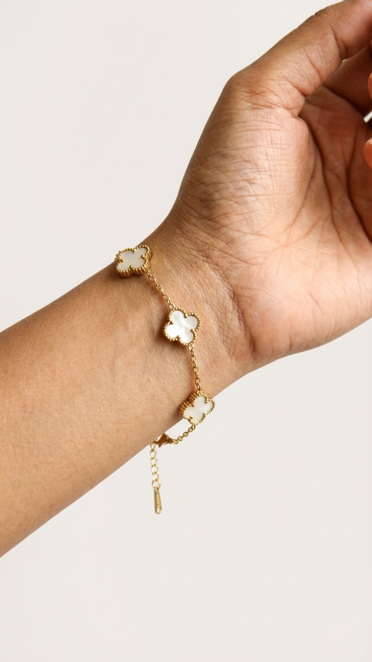 Gold Tone Screw Motif Open Cuff Bracelet