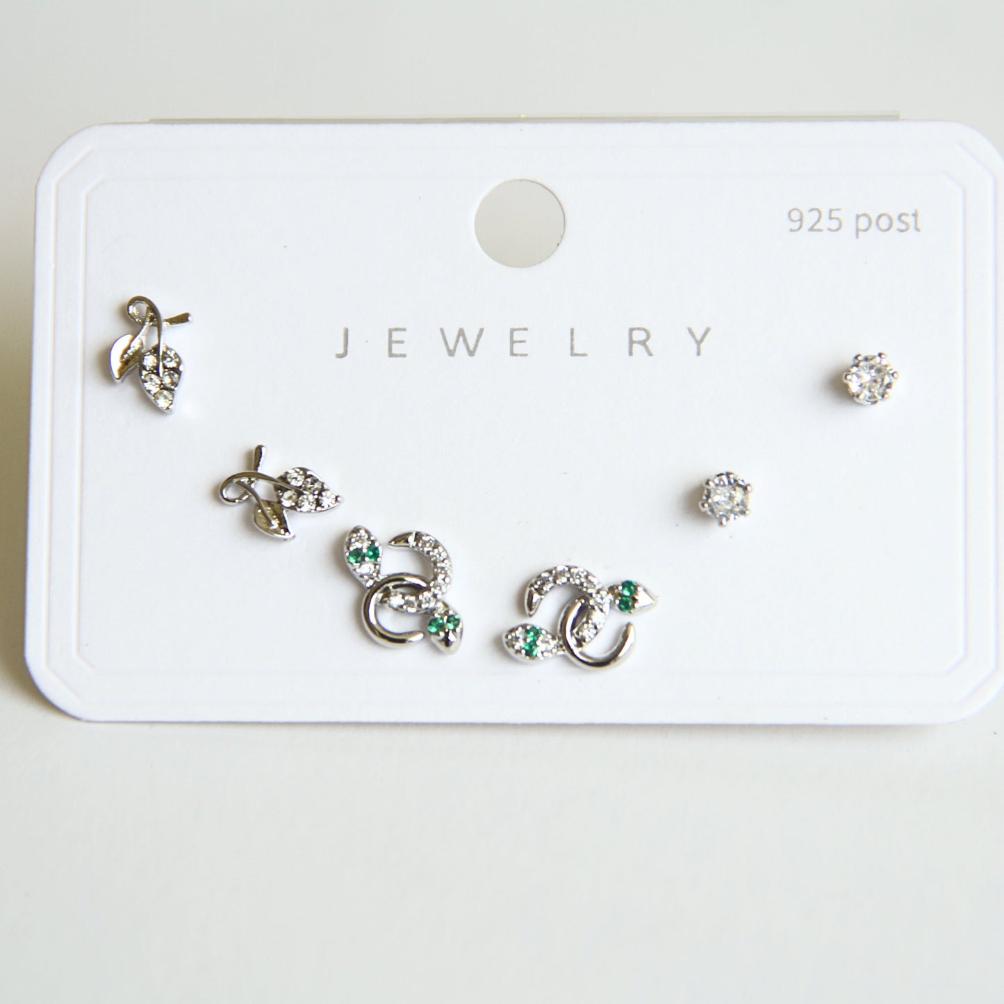 Minimalist Leaf and Whimsical Stud Combo