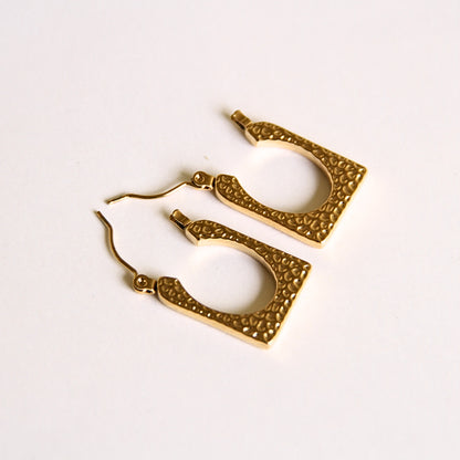 Lightweight Gold Plated Statement Hoops