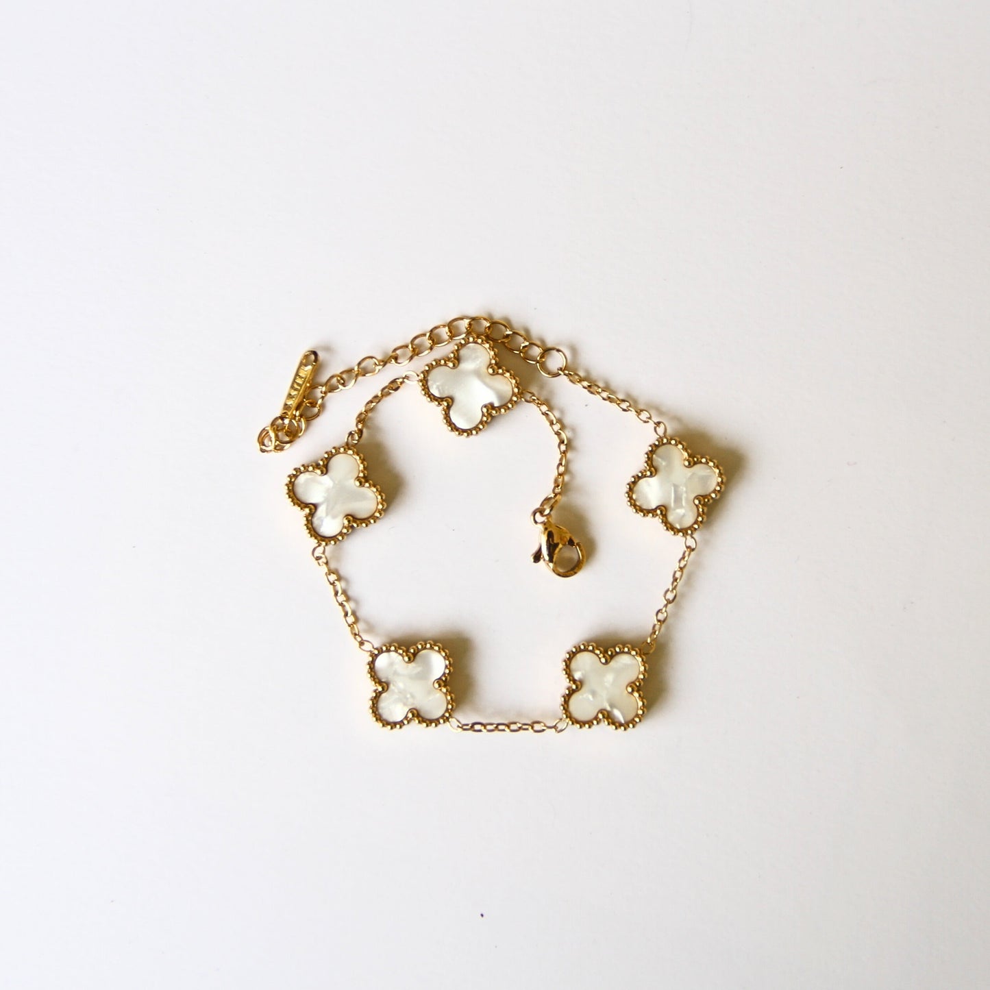 Gold Tone Screw Motif Open Cuff Bracelet