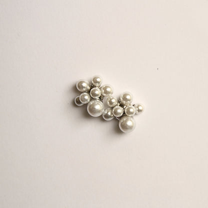 Elegant White Pearl Studs